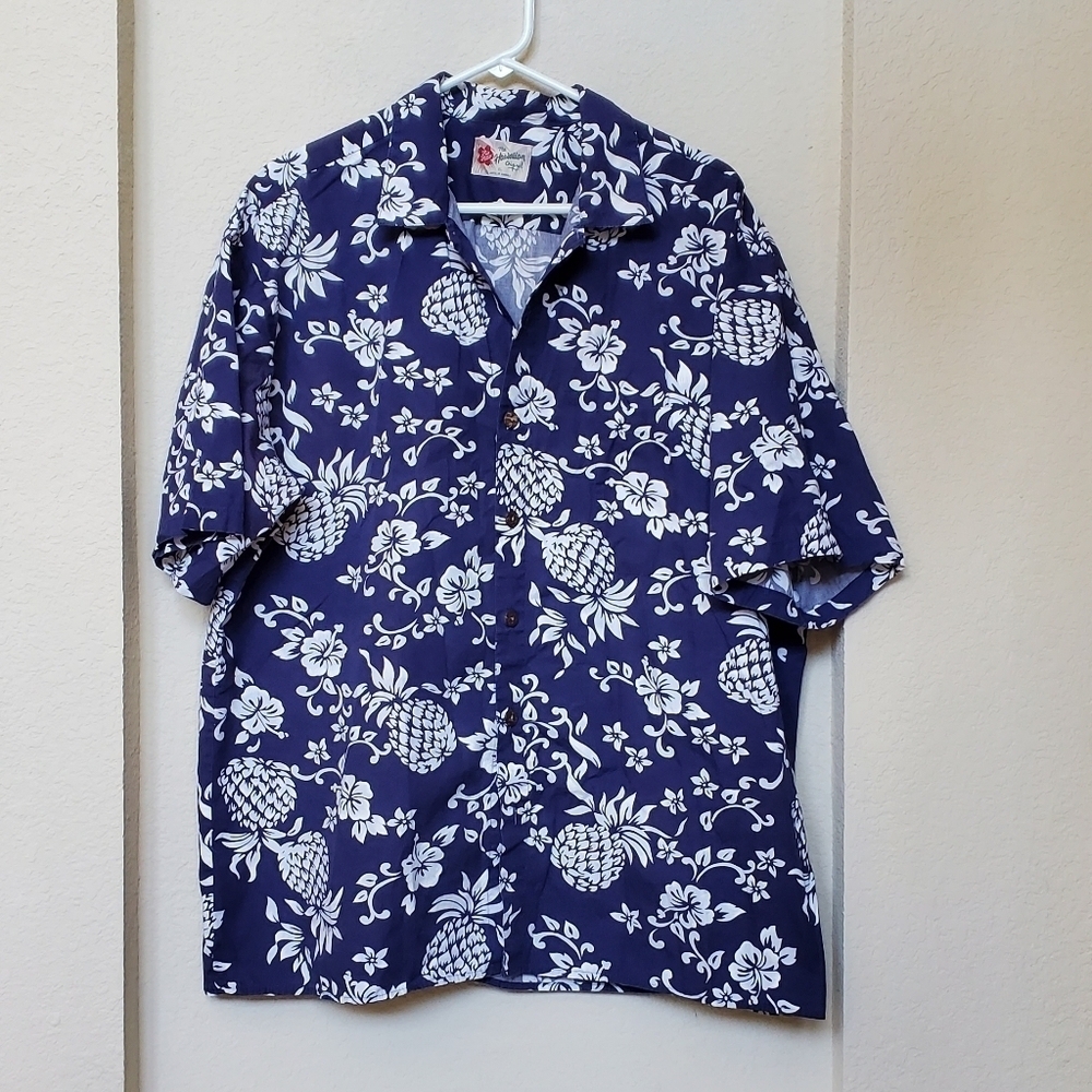 Hawaiian Tropical Button Down Shirt